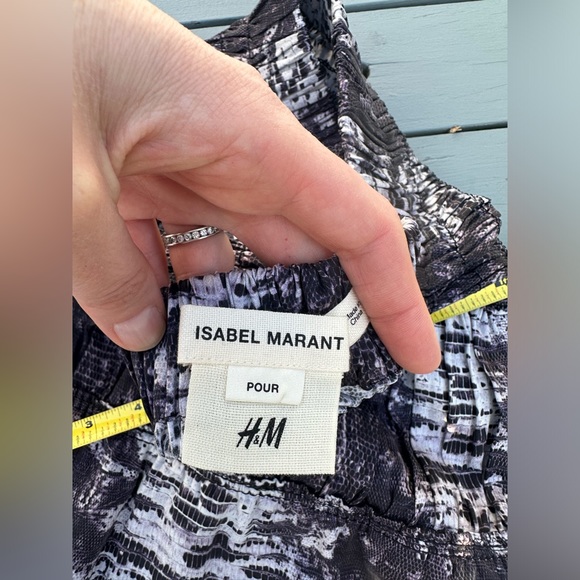 H&M Isabel Marant silk skirt size 6 - Picture 3 of 5